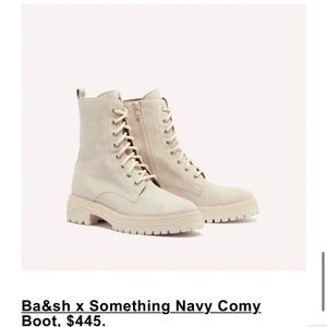 BA&SH x SomethingNavy Combat Boots - worn only twice!